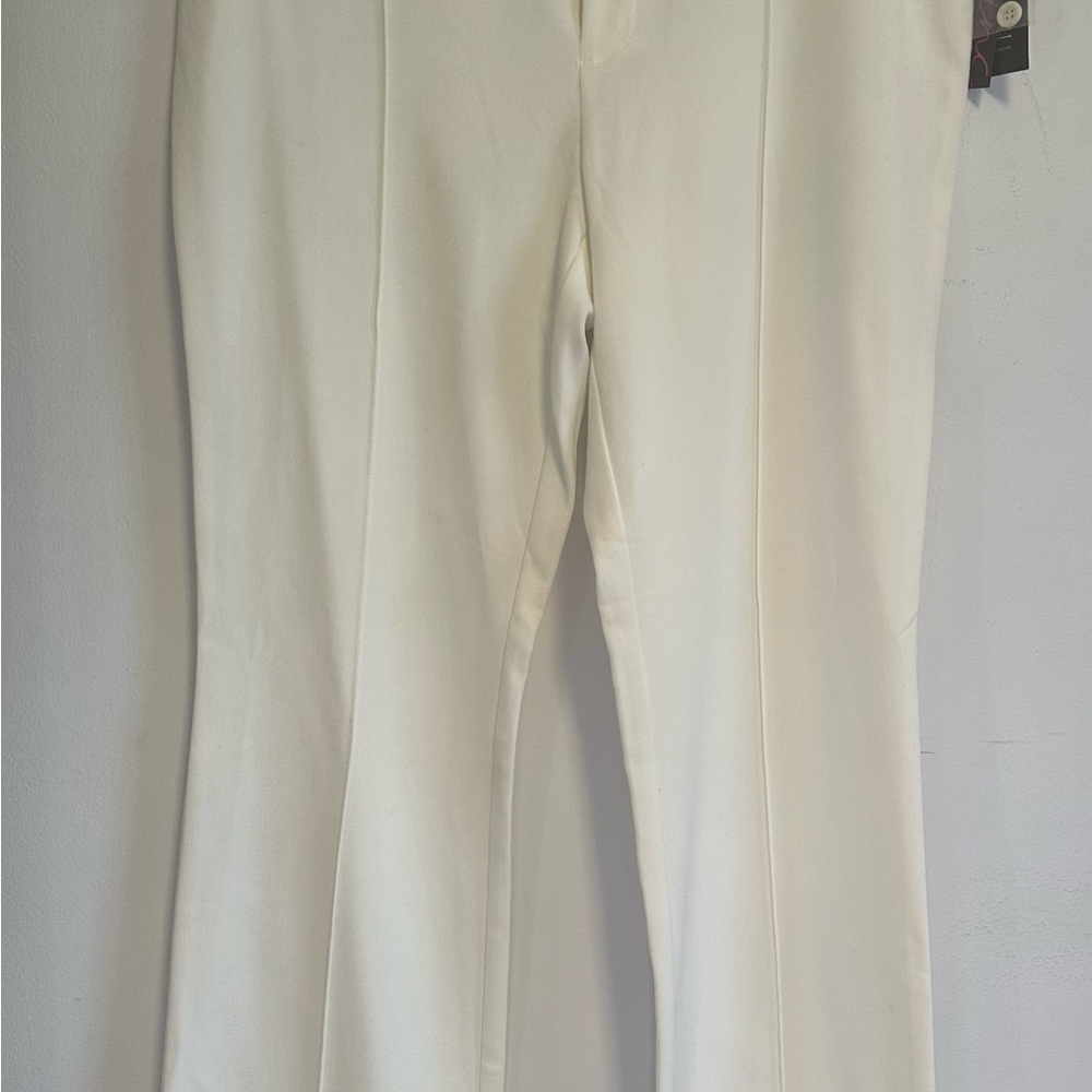 NWT INC Winter White wide leg trousers Sz 14